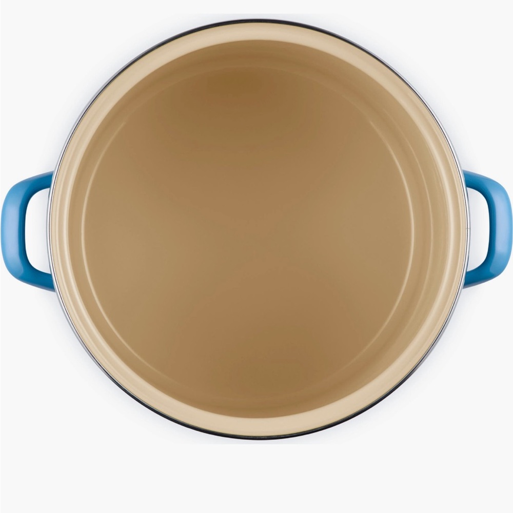 Le Creuset Ocean Blue Enamel Pot - Picture 2 of 5